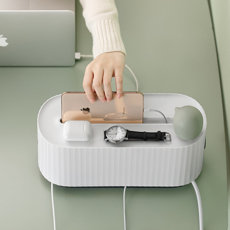 Anti-Dust Power Strip Storage Box