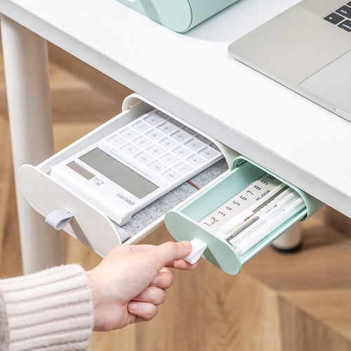 Adhesive Under-Desk Storage Organizer