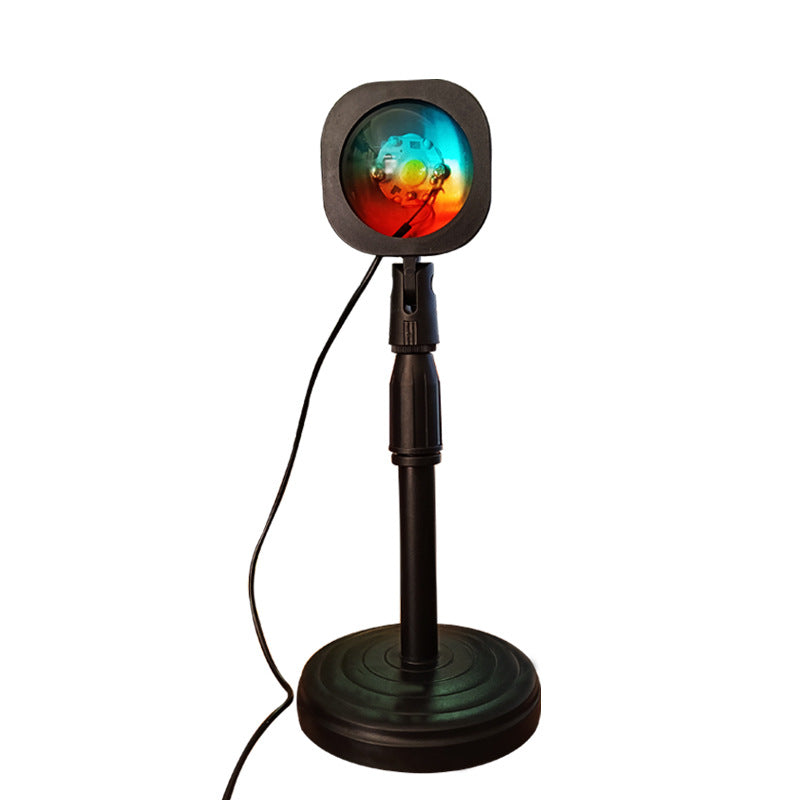 Sunset lamp adjustable head