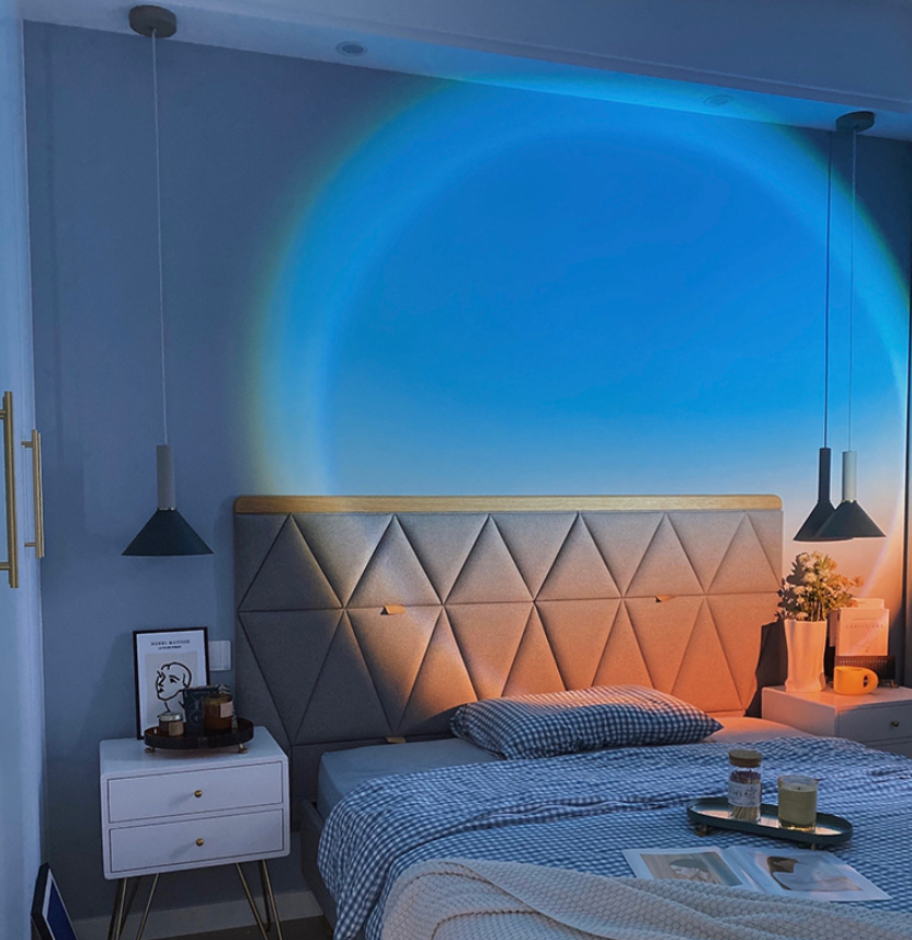 Sunset lamp lifestyle ambiance