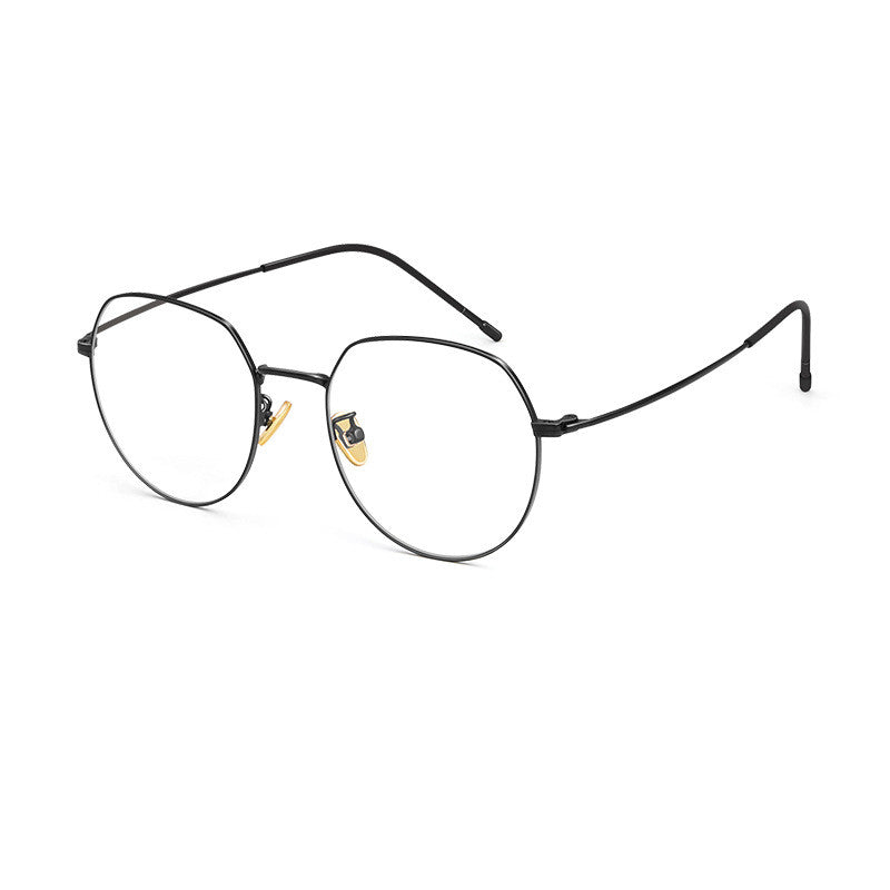 Anti blue light glasses lens detail