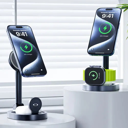 3-in-1 Fast Wireless Charging Stand