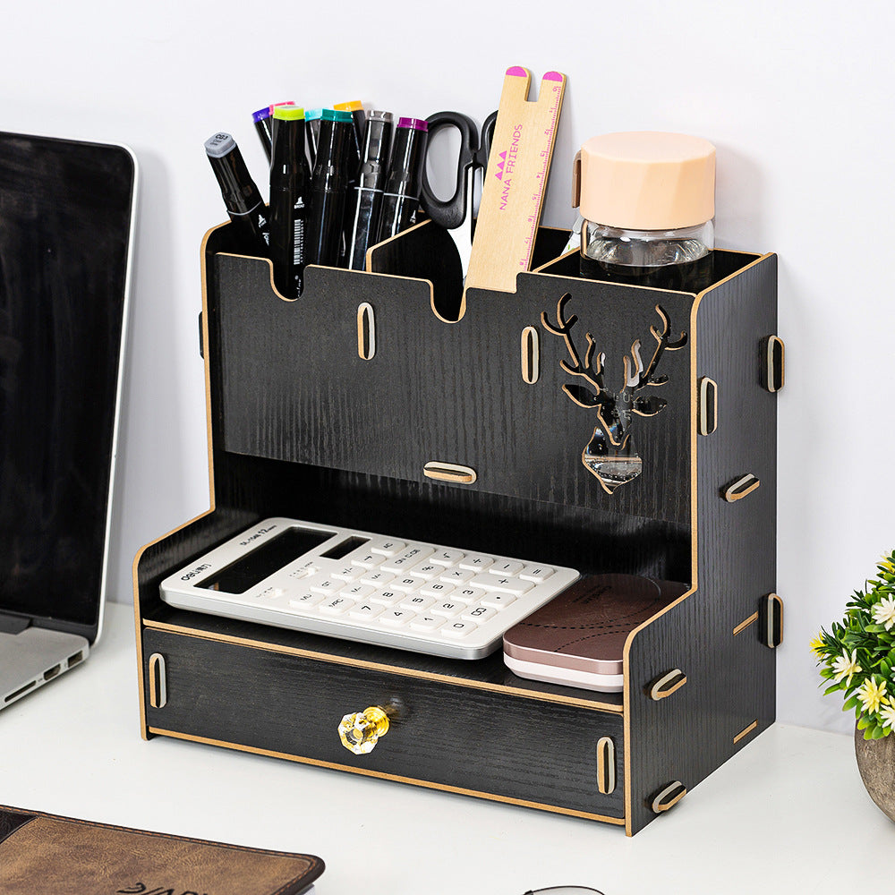 Wooden Desktop Storage Box