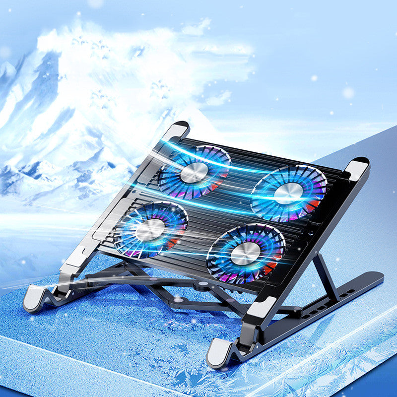 Foldable Laptop Cooling Stand with Fan