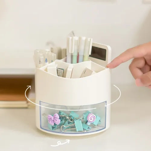 Rotating Desktop Pen & Stationery Organizer