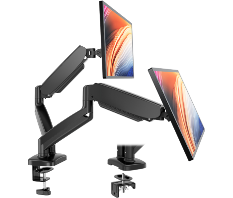 Dual Monitor Arm Stand Gas Spring