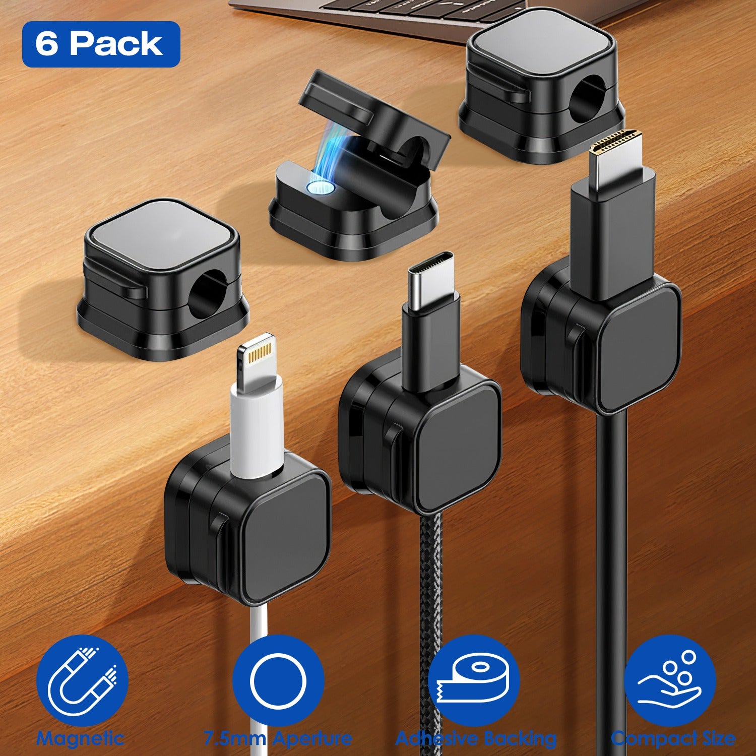 Sand Minimalist Starter Nook Kit - Magnetic Cable Clips