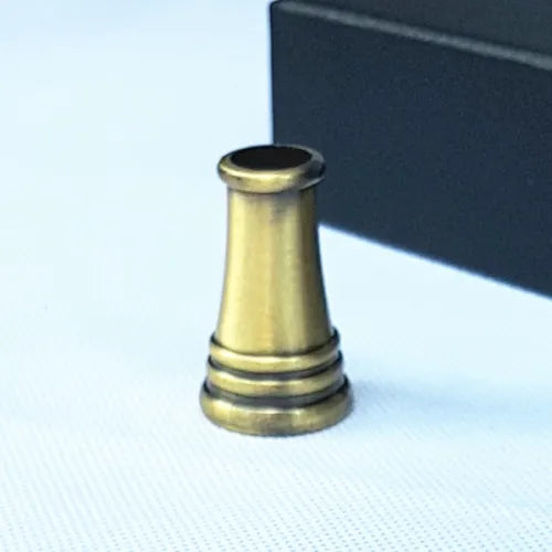 Metal Feather Pen Holder — Bronze